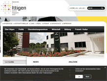 Tablet Screenshot of ittigen.ch